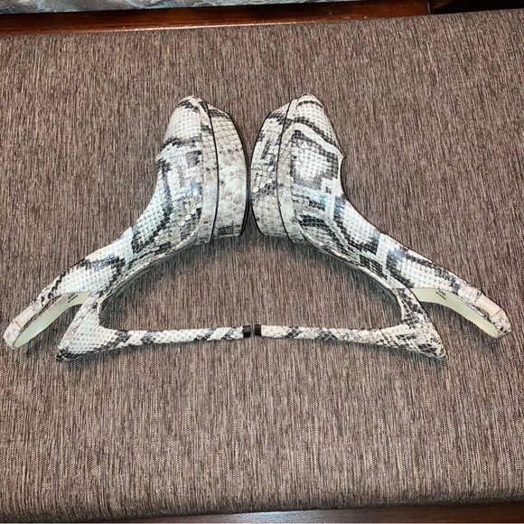 BRIAN ATWOOD Platform Heels PYTHON / SNAKESKIN - Sz 9 (EU 40) EXCELLENT! - Picture 11 of 16